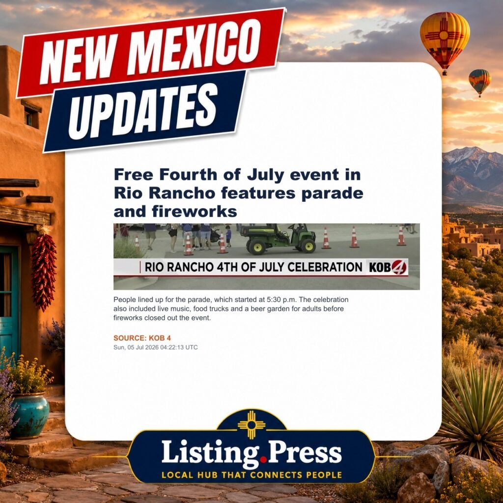 Free Fourth of July event in Rio Rancho features parade and fireworks