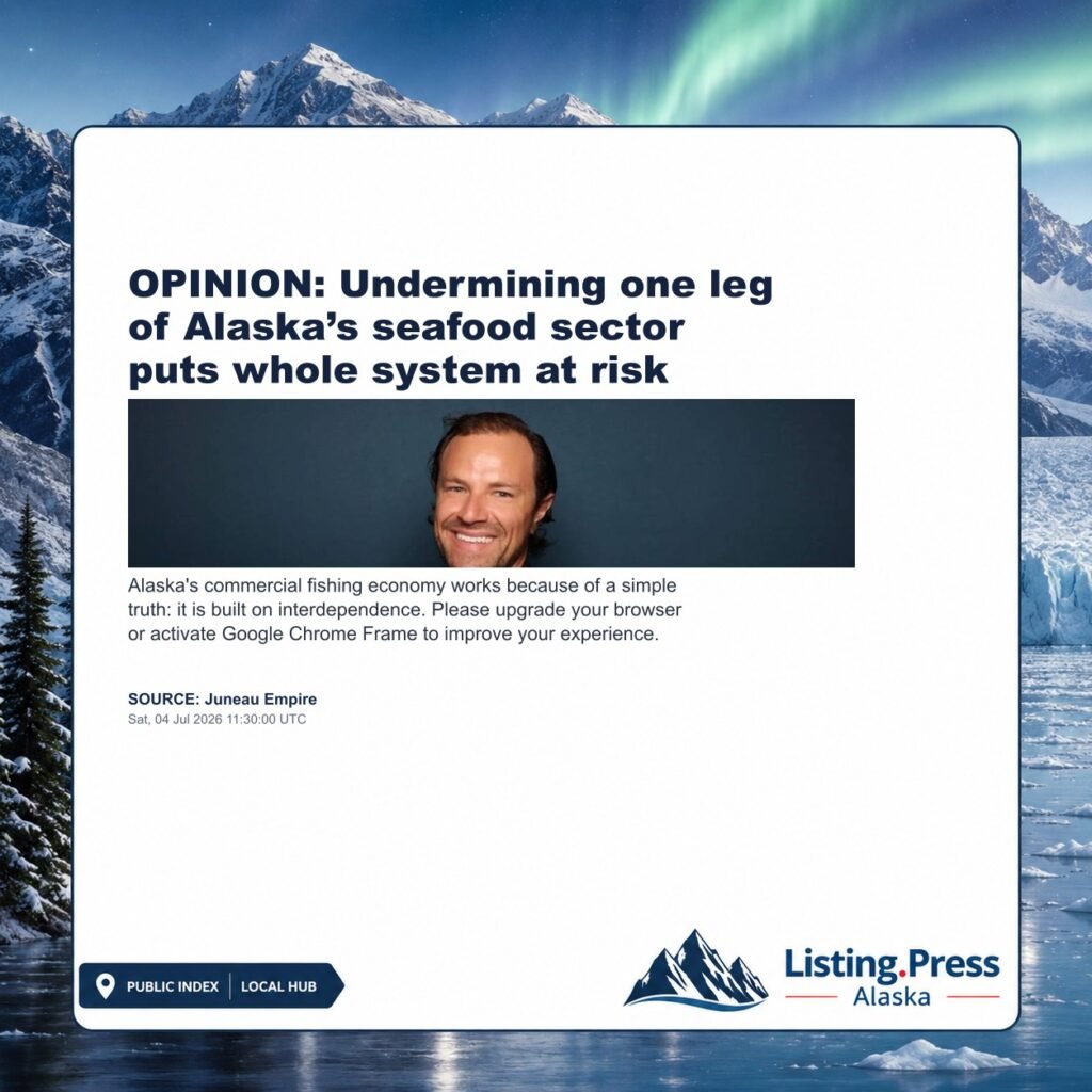 OPINION: Undermining one leg of Alaska’s seafood sector puts whole system at risk