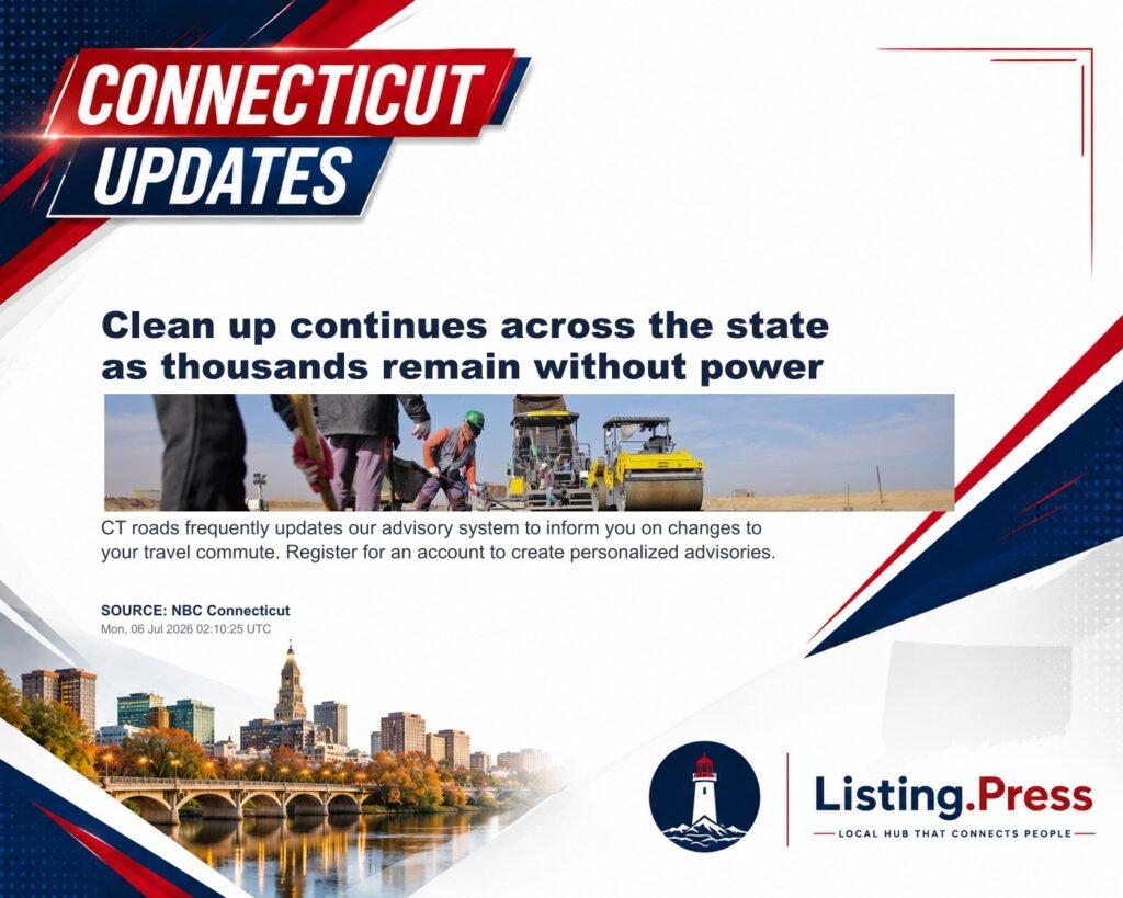 Clean up continues across the state as thousands remain without power