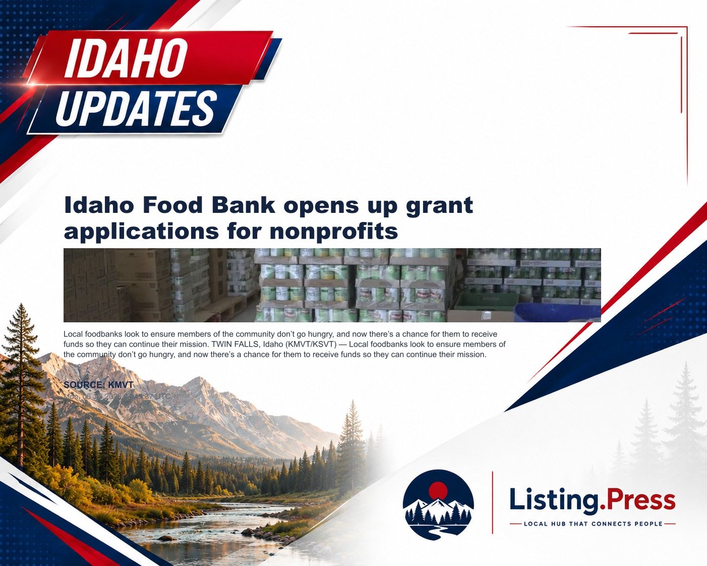 Idaho Food Bank opens up grant applications for nonprofits