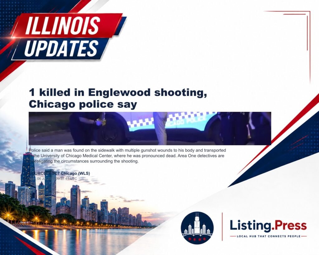 1 killed in Englewood shooting, Chicago police say