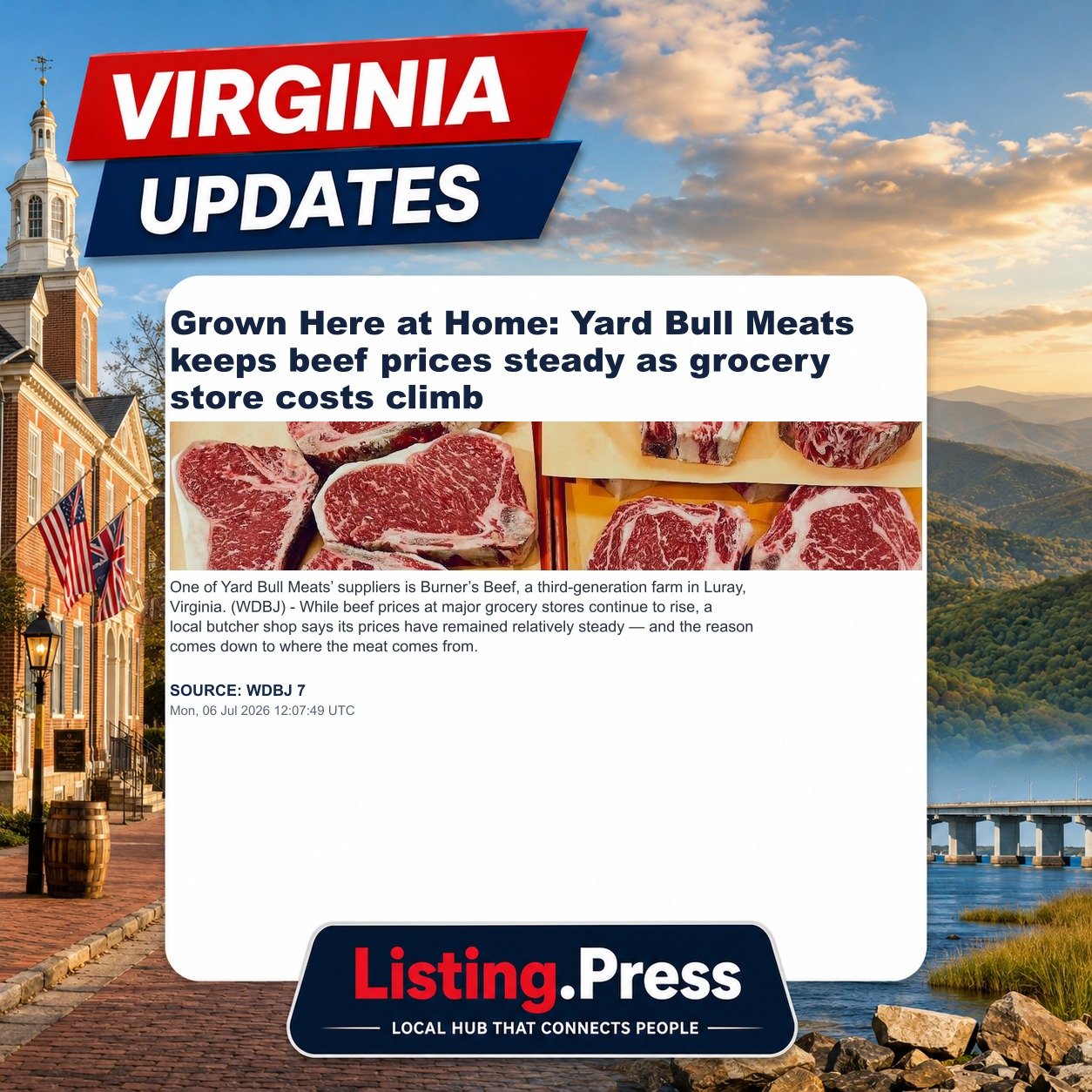 Grown Here at Home: Yard Bull Meats keeps beef prices steady as grocery store costs climb