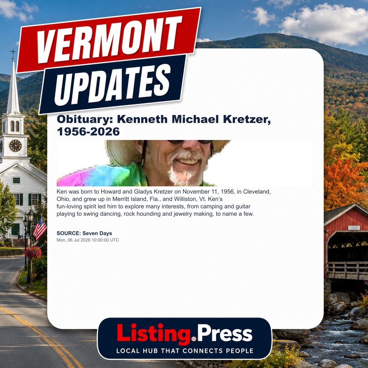 Obituary: Kenneth Michael Kretzer, 1956-2026