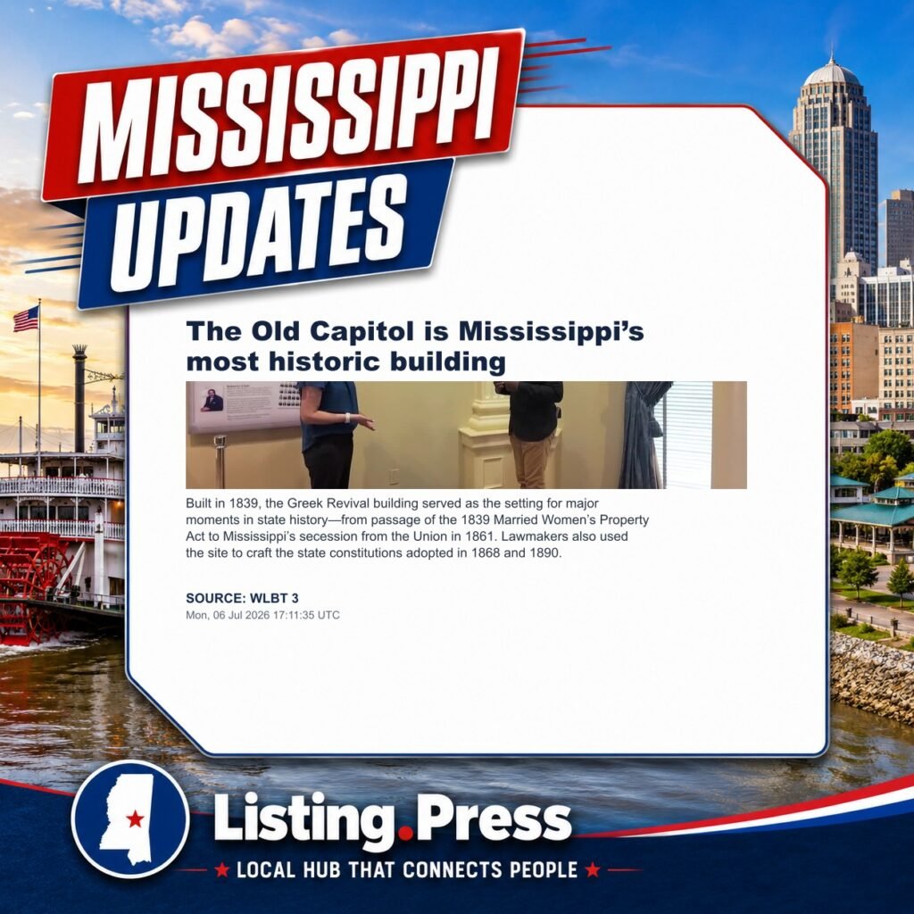 The Old Capitol is Mississippi’s most historic building