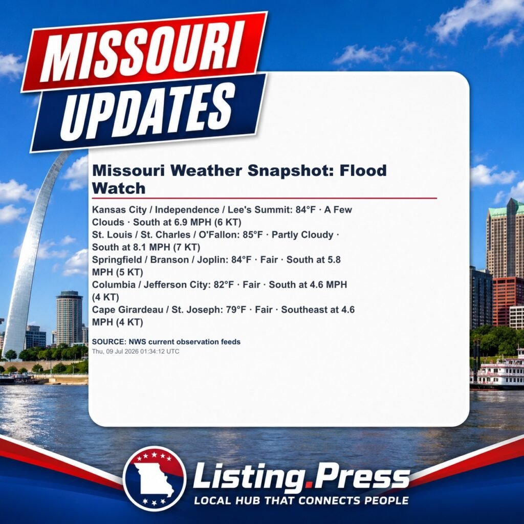 Missouri Weather Snapshot: Flood Watch