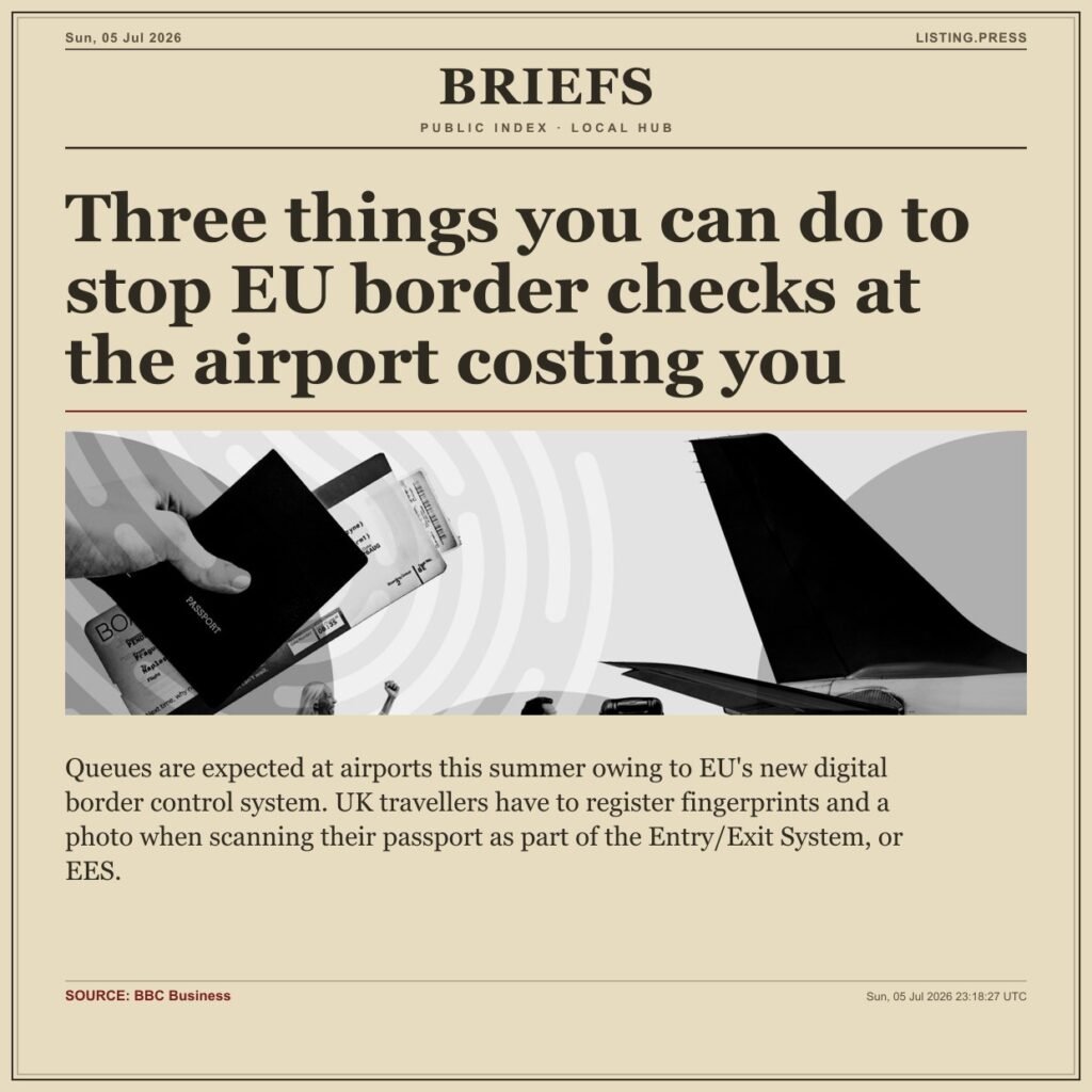 Three things you can do to stop EU border checks at the airport costing you