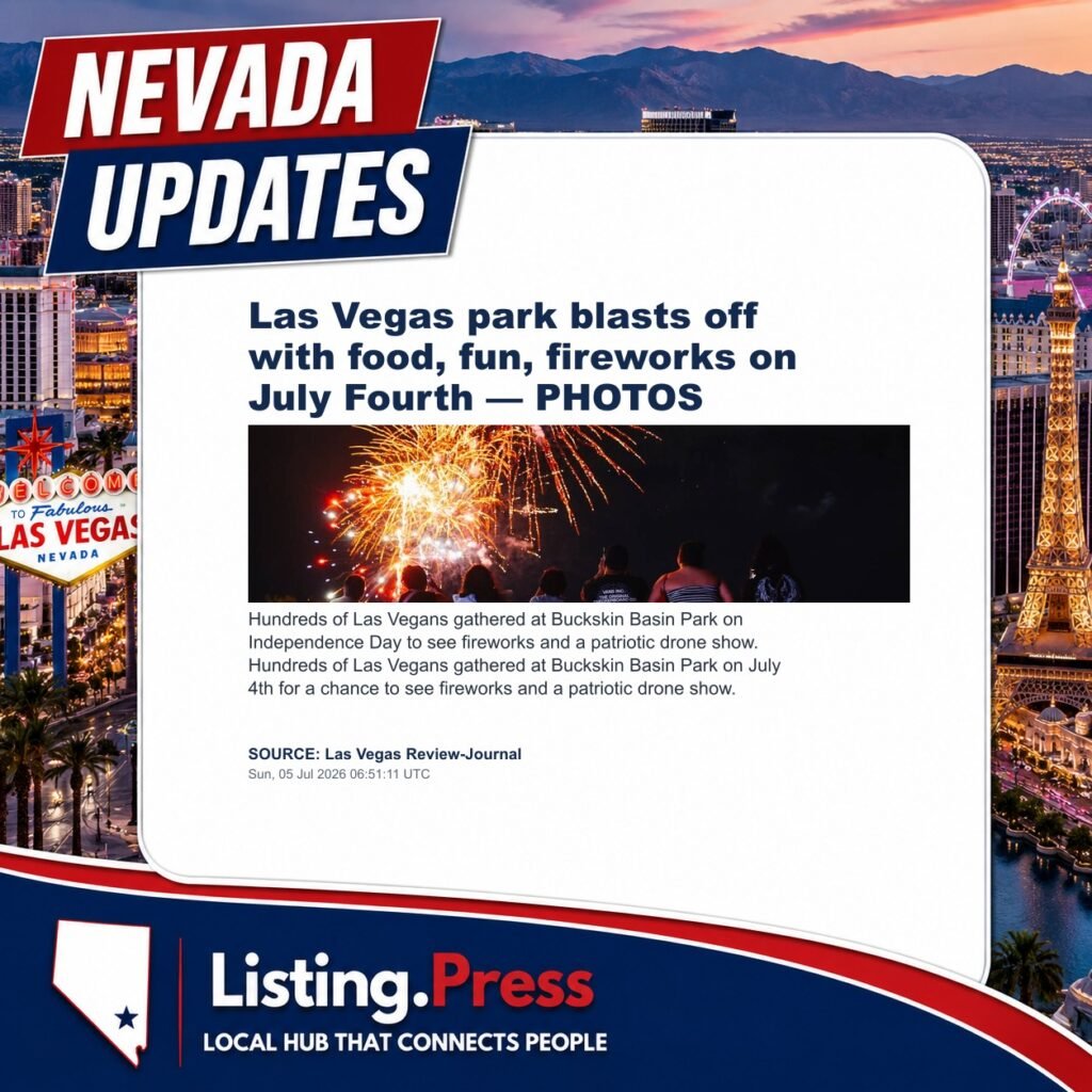 Las Vegas park blasts off with food, fun, fireworks on July Fourth — PHOTOS