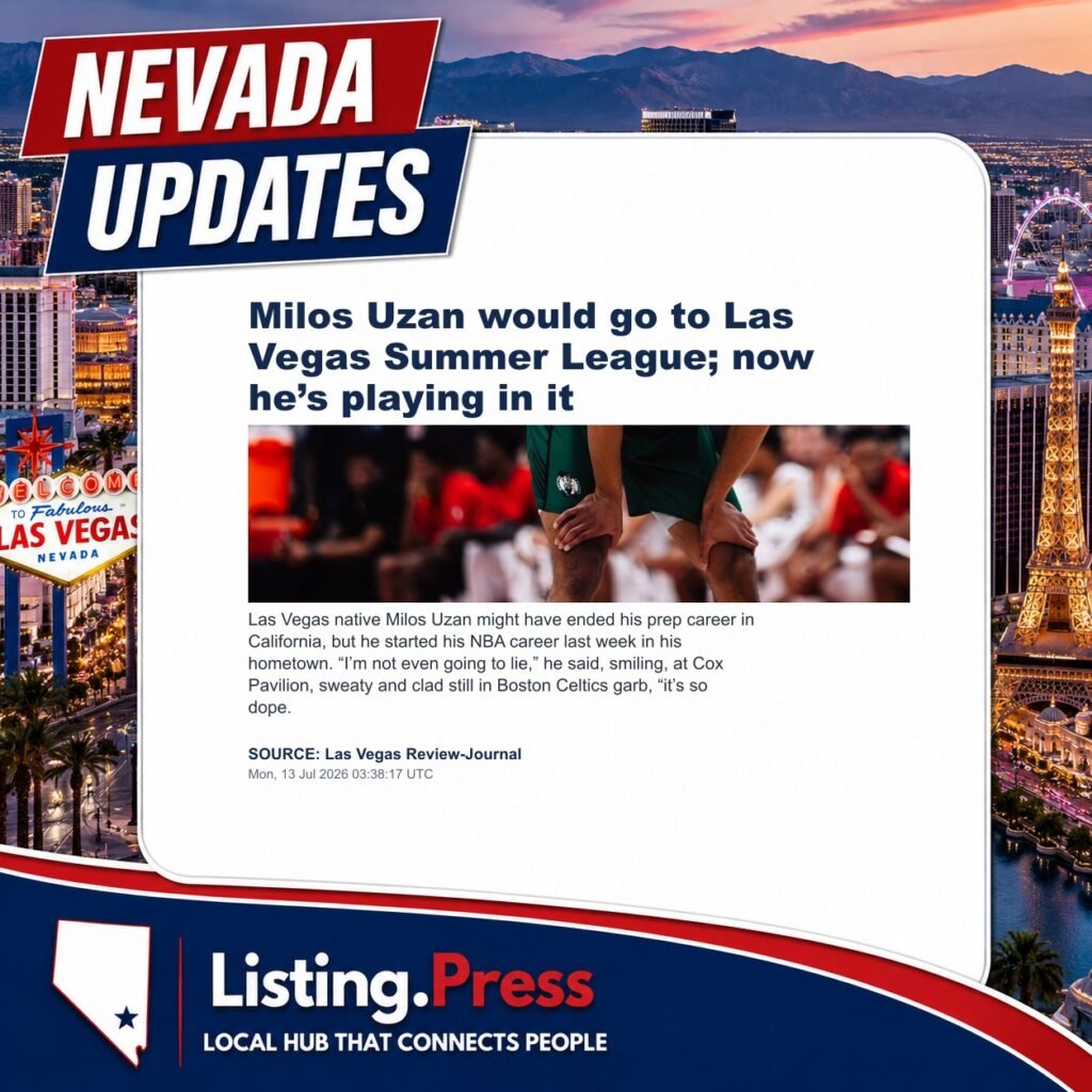 Milos Uzan would go to Las Vegas Summer League; now he’s playing in it