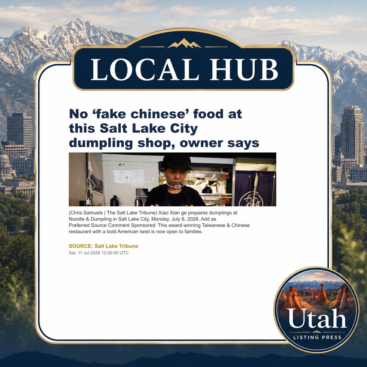 No ‘fake chinese’ food at this Salt Lake City dumpling shop, owner says