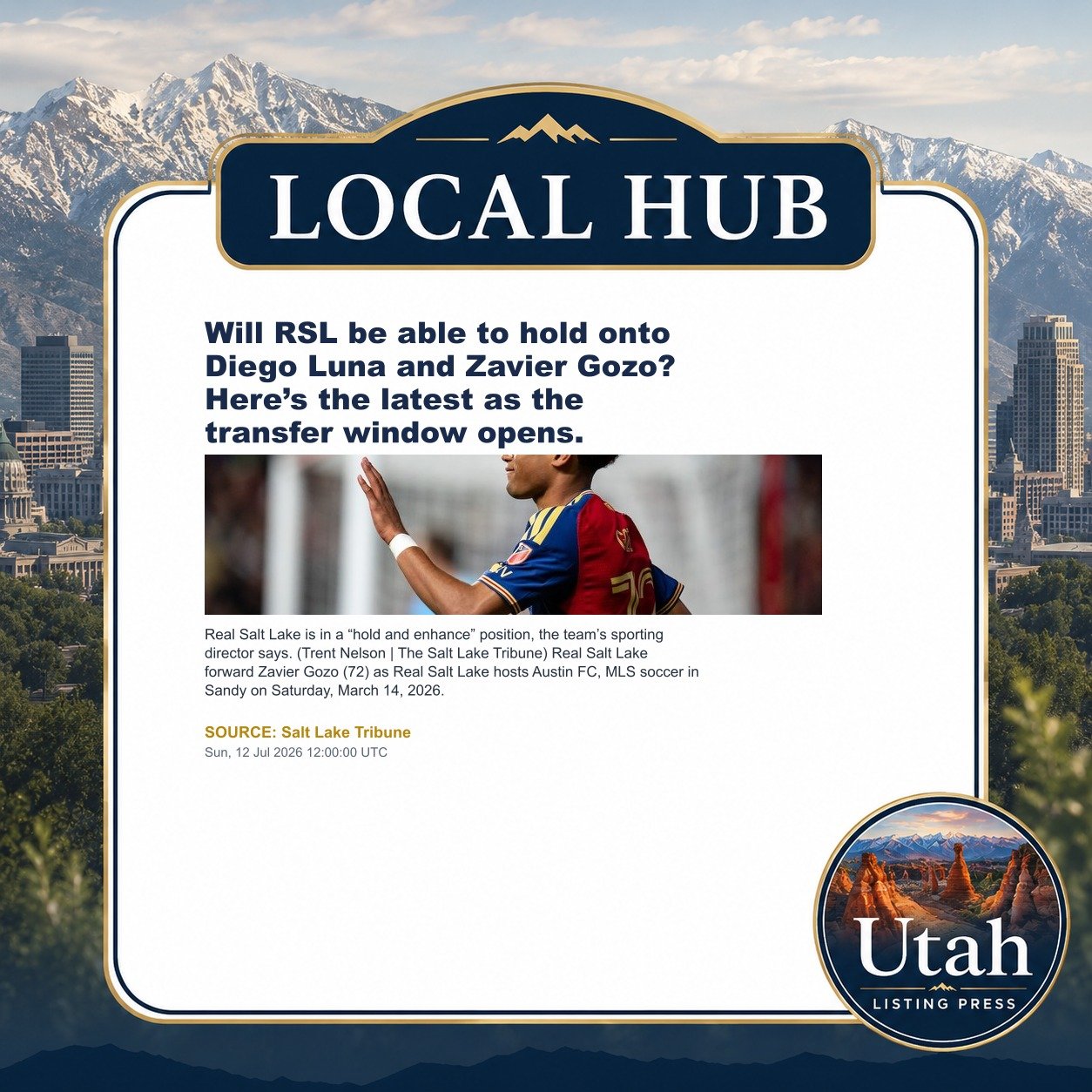 Will RSL be able to hold onto Diego Luna and Zavier Gozo? Here’s the latest as the transfer window opens.