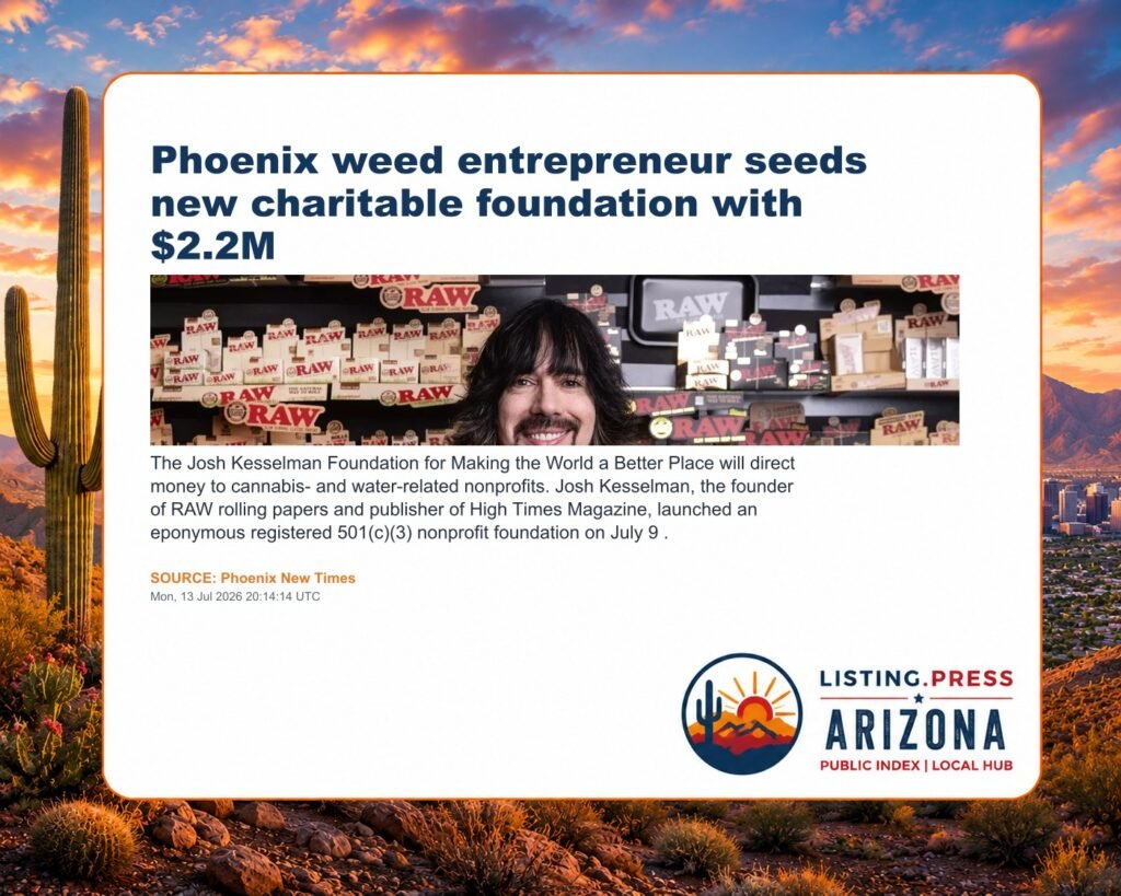 Phoenix weed entrepreneur seeds new charitable foundation with $2.2M