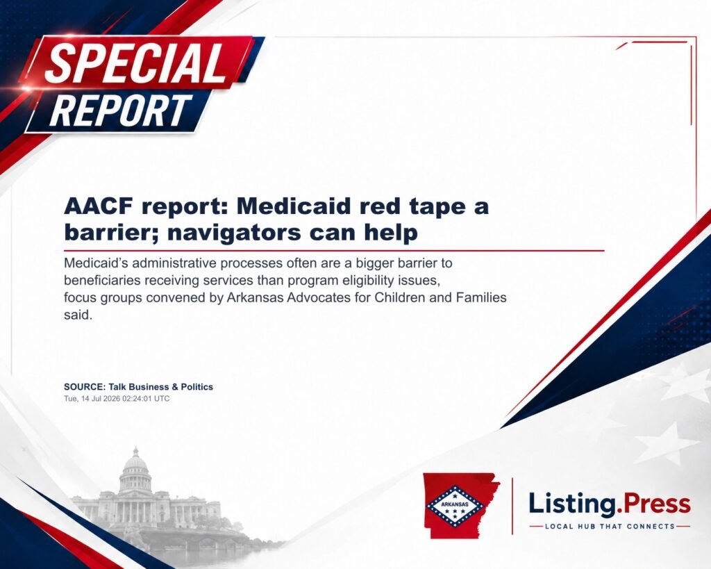 AACF report: Medicaid red tape a barrier; navigators can help