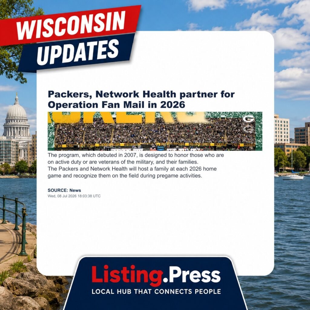 Packers, Network Health partner for Operation Fan Mail in 2026