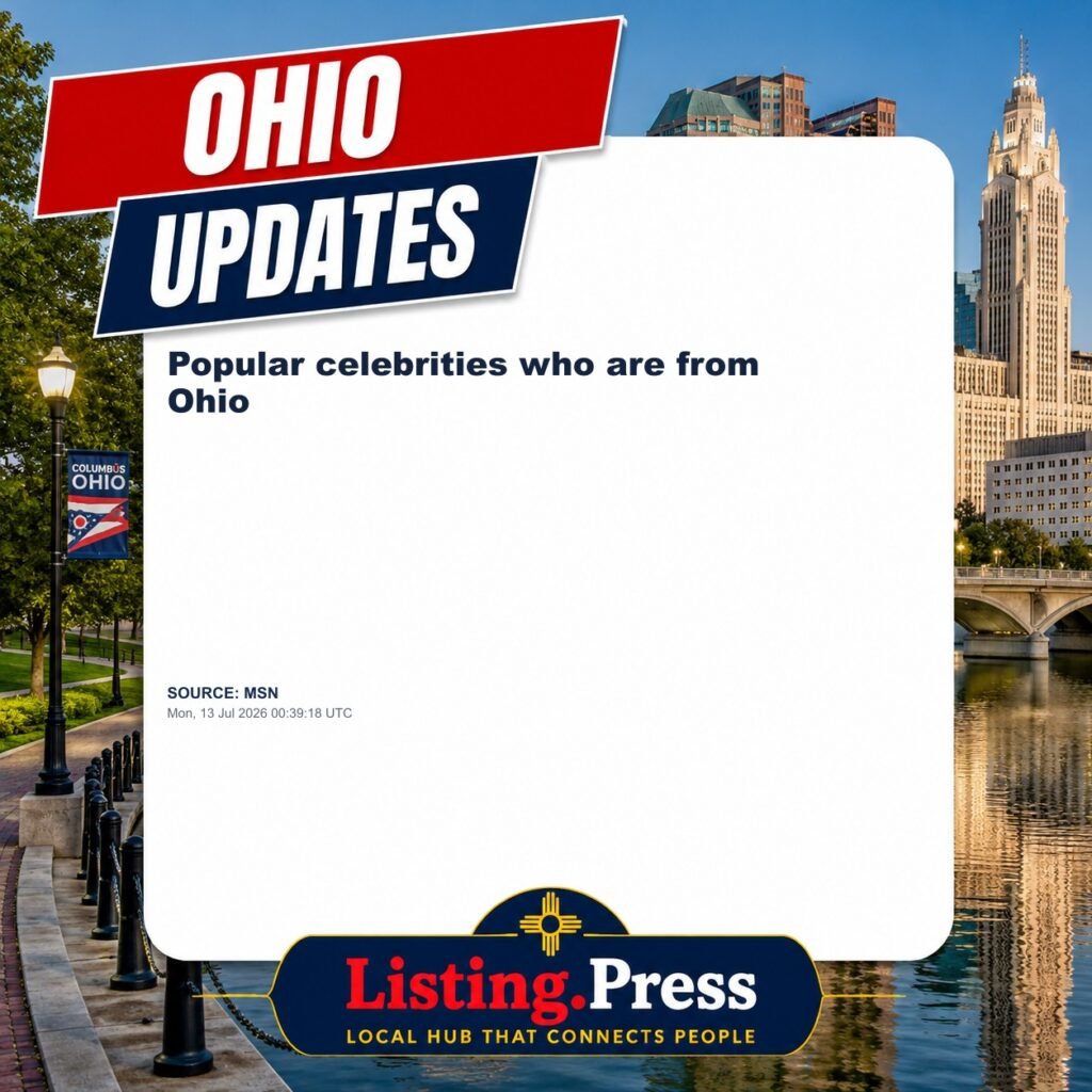 Popular celebrities who are from Ohio
