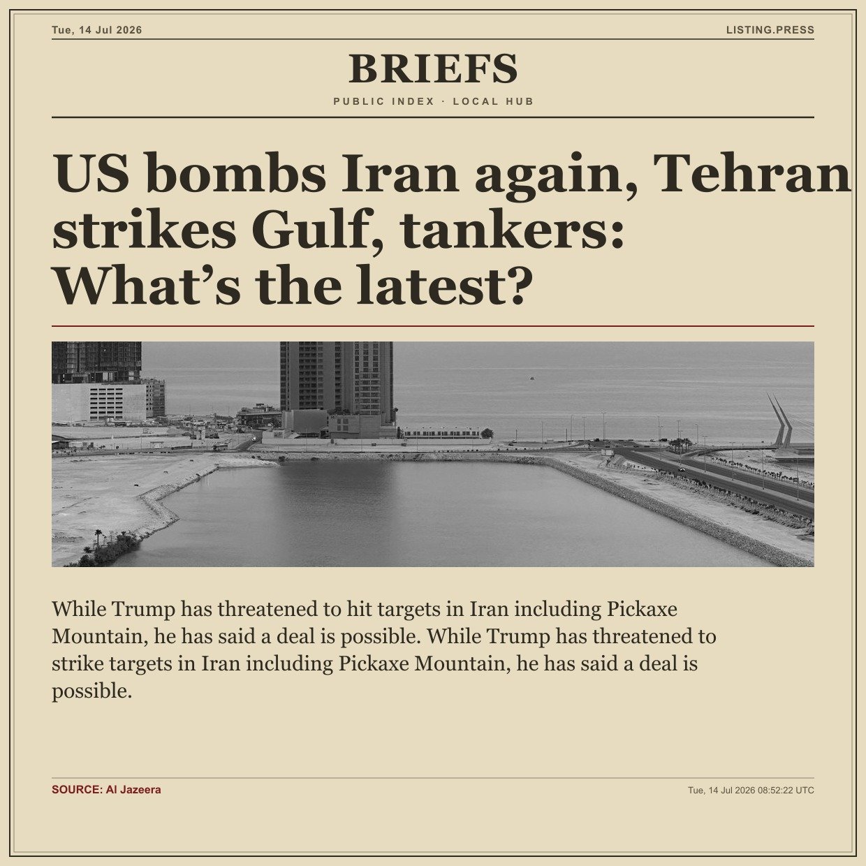 US bombs Iran again, Tehran strikes Gulf, tankers: What’s the latest?