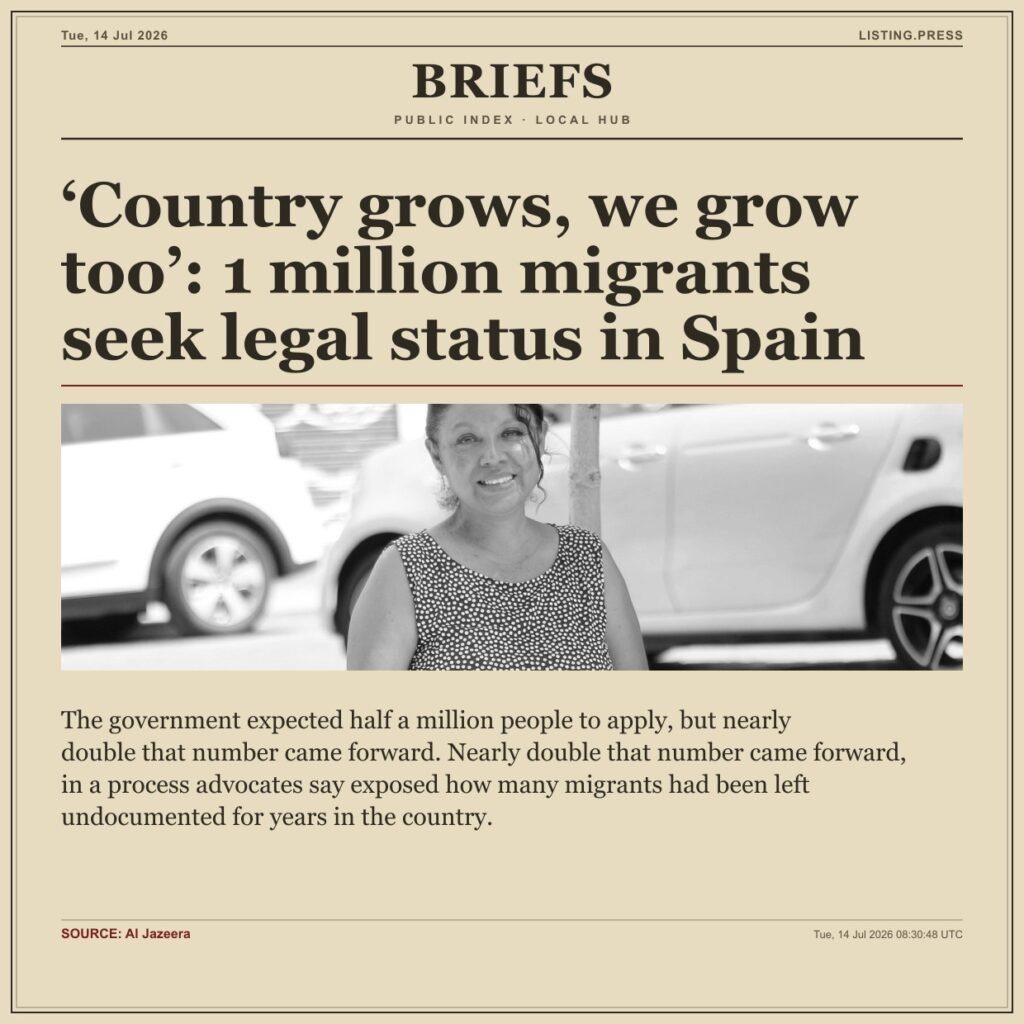 ‘Country grows, we grow too’: 1 million migrants seek legal status in Spain