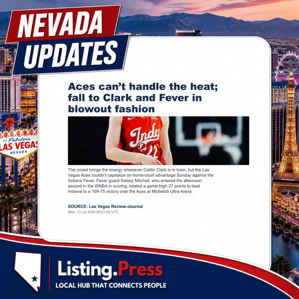 Aces can’t handle the heat; fall to Clark and Fever in blowout fashion