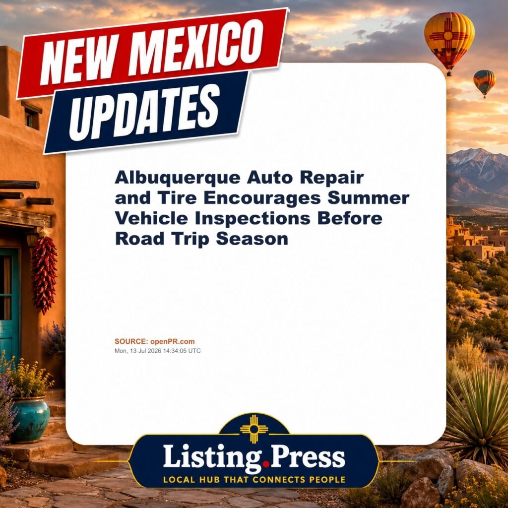 Albuquerque Auto Repair and Tire Encourages Summer Vehicle Inspections Before Road Trip Season