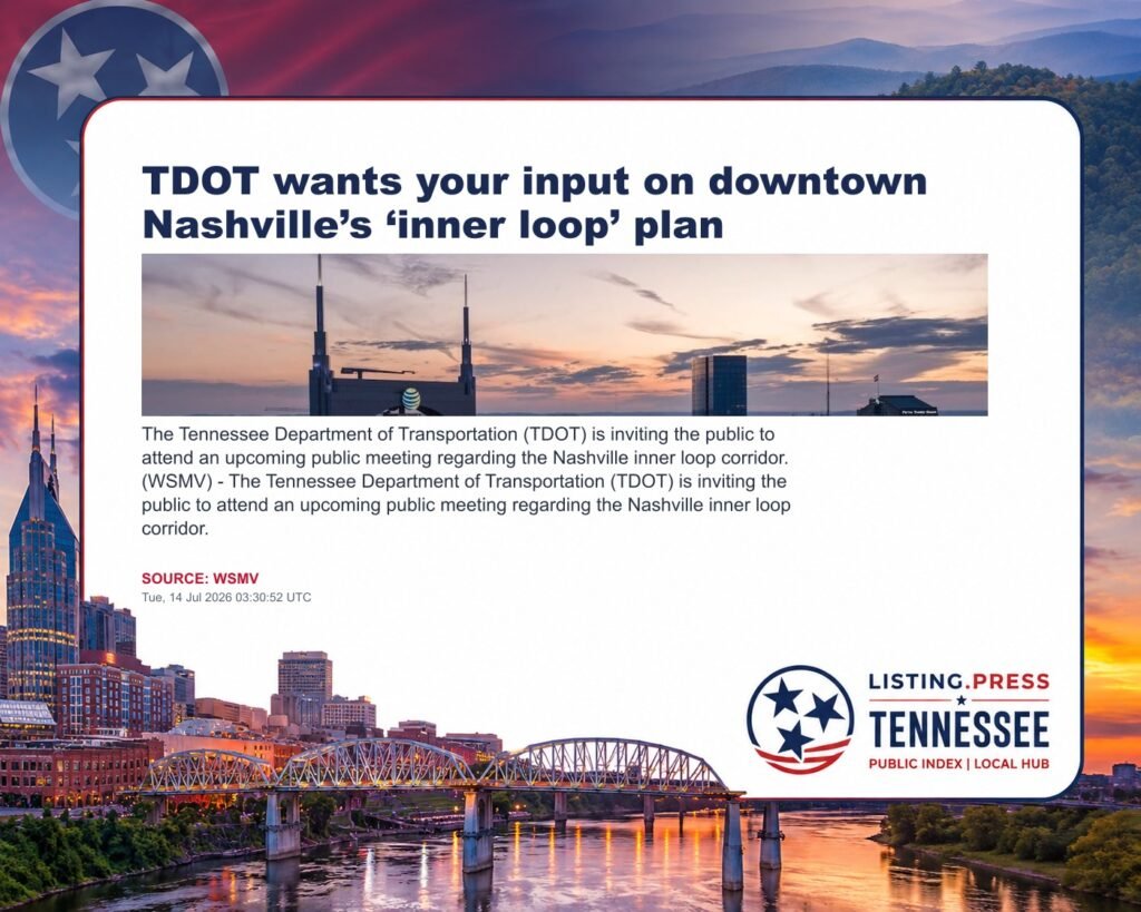 TDOT wants your input on downtown Nashville’s ‘inner loop’ plan