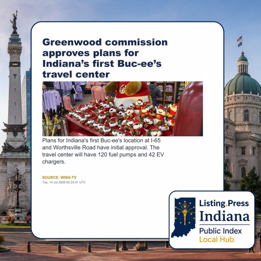 Greenwood commission approves plans for Indiana’s first Buc-ee’s travel center