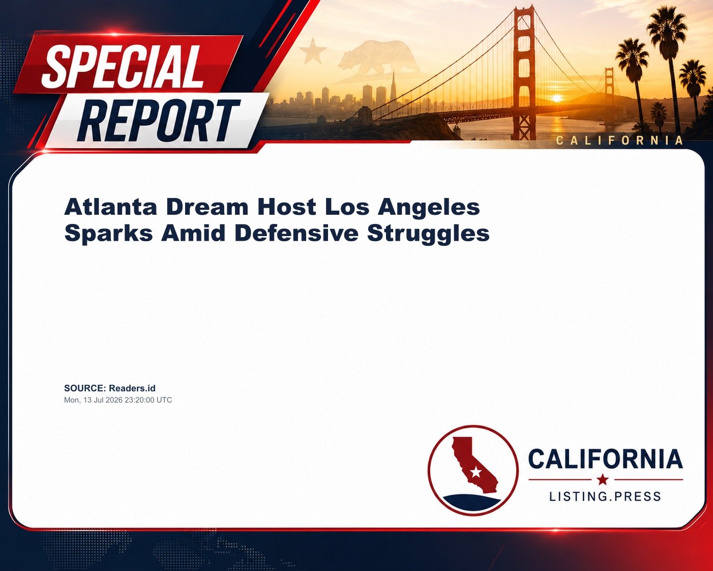 Atlanta Dream Host Los Angeles Sparks Amid Defensive Struggles