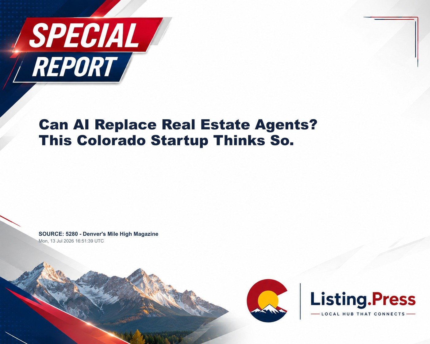 Can AI Replace Real Estate Agents? This Colorado Startup Thinks So.