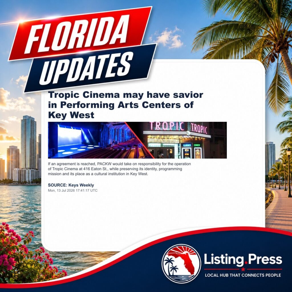Tropic Cinema may have savior in Performing Arts Centers of Key West