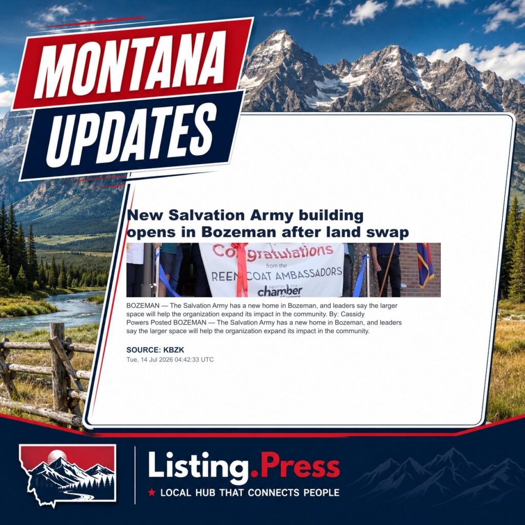 New Salvation Army building opens in Bozeman after land swap