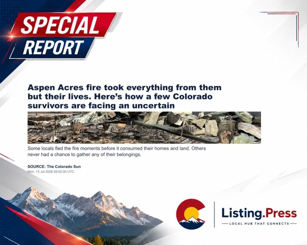 Aspen Acres fire took everything from them but their lives. Here’s how a few Colorado survivors are facing an uncertain