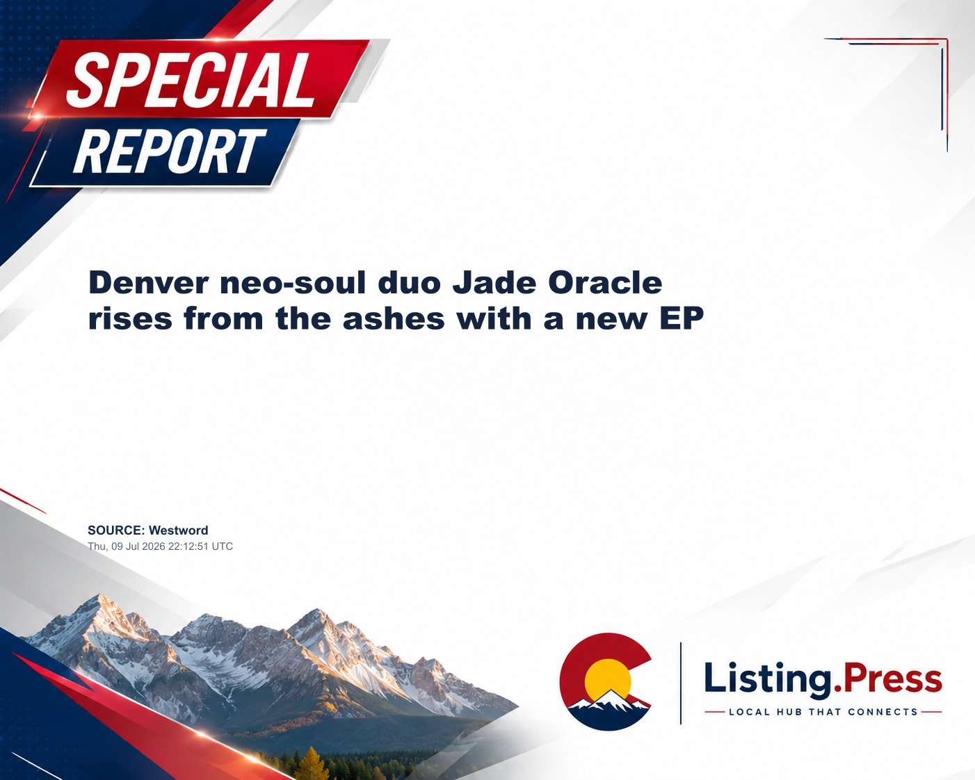 Denver neo-soul duo Jade Oracle rises from the ashes with a new EP
