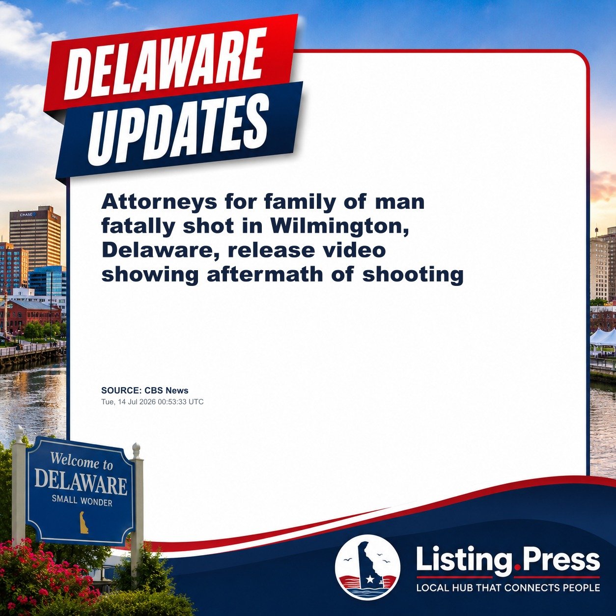 Attorneys for family of man fatally shot in Wilmington, Delaware, release video showing aftermath of shooting