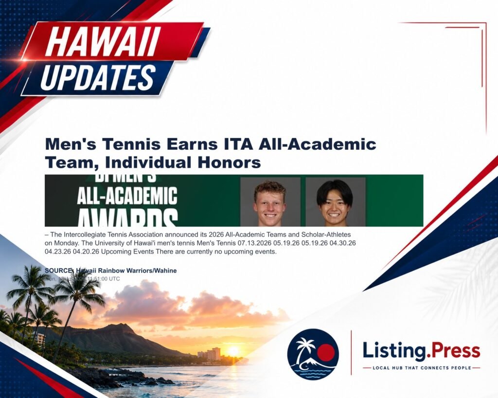 Men’s Tennis Earns ITA All-Academic Team, Individual Honors