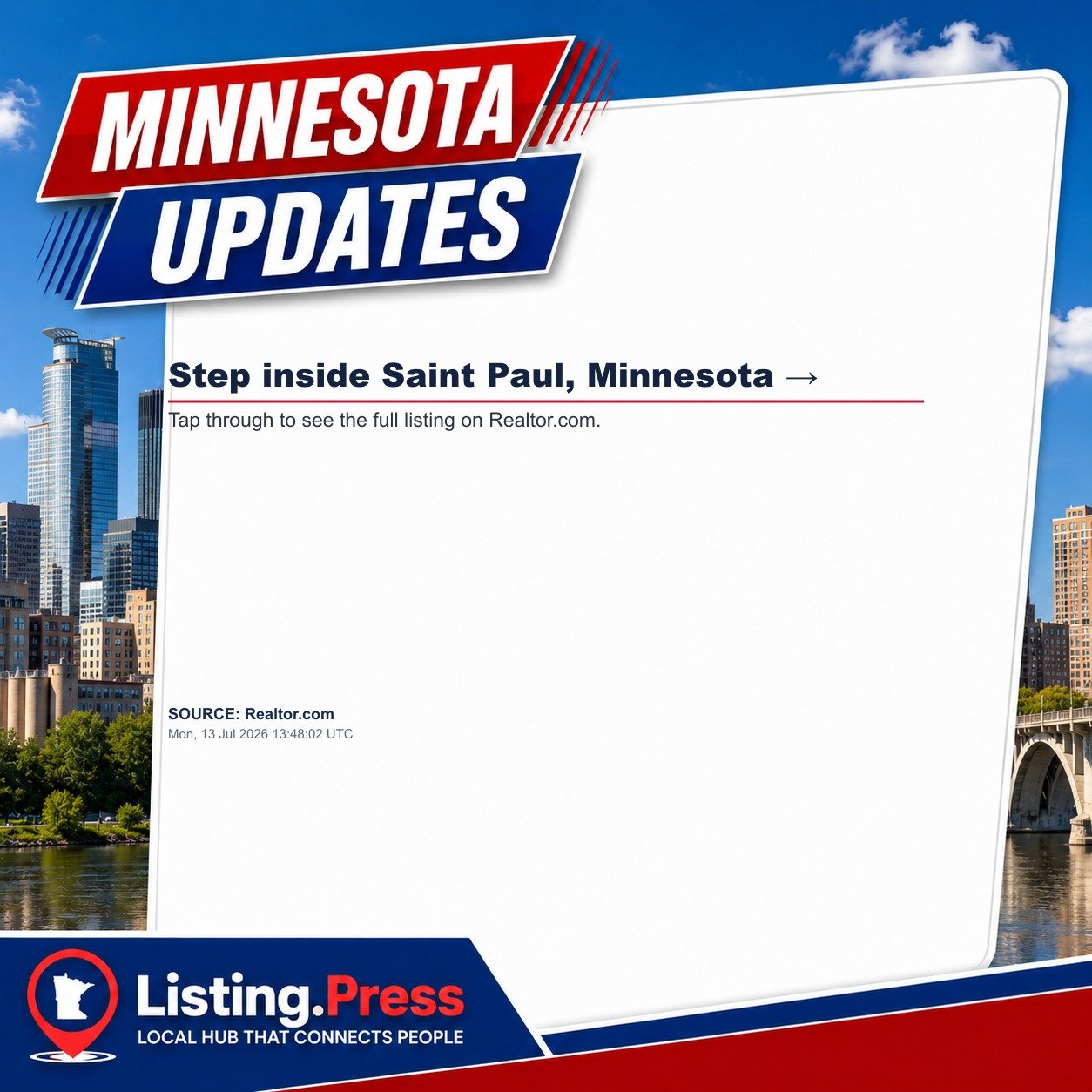 Step inside Saint Paul, Minnesota →