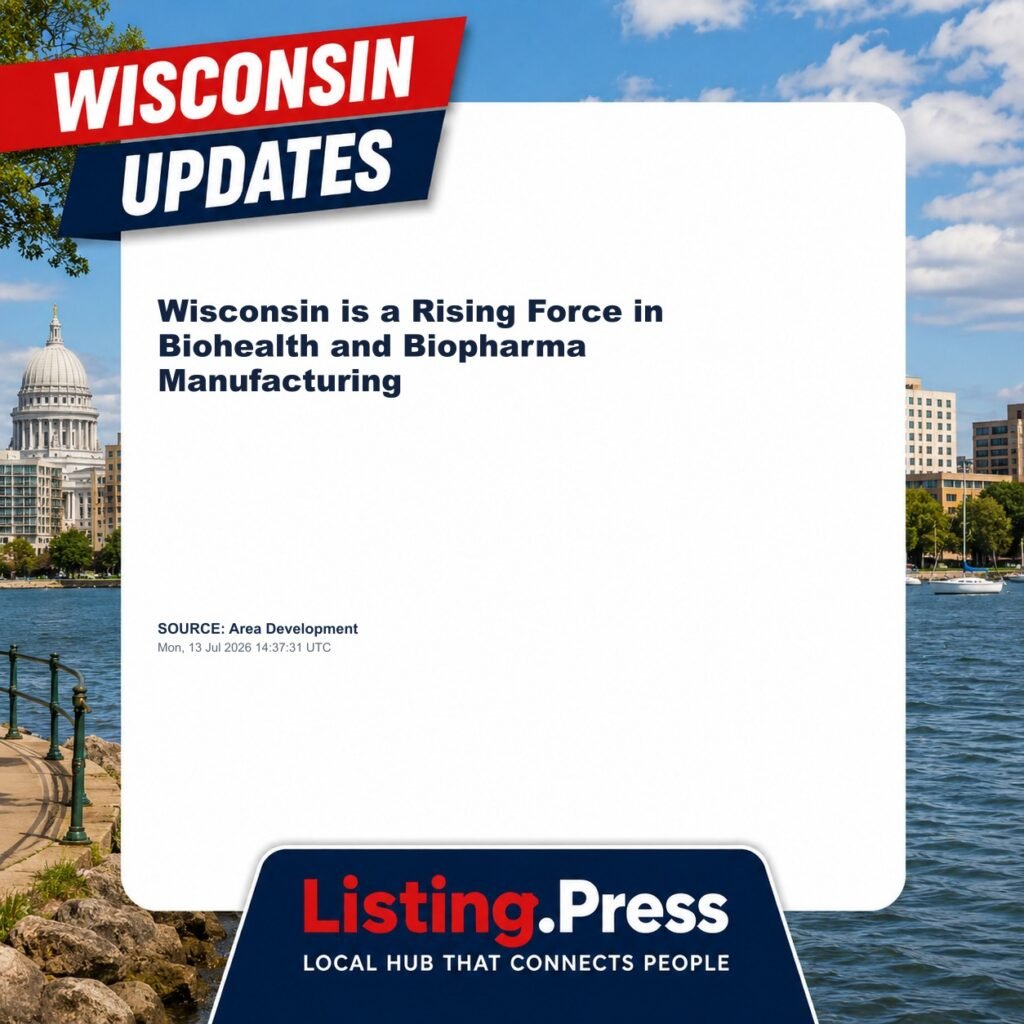 Wisconsin is a Rising Force in Biohealth and Biopharma Manufacturing