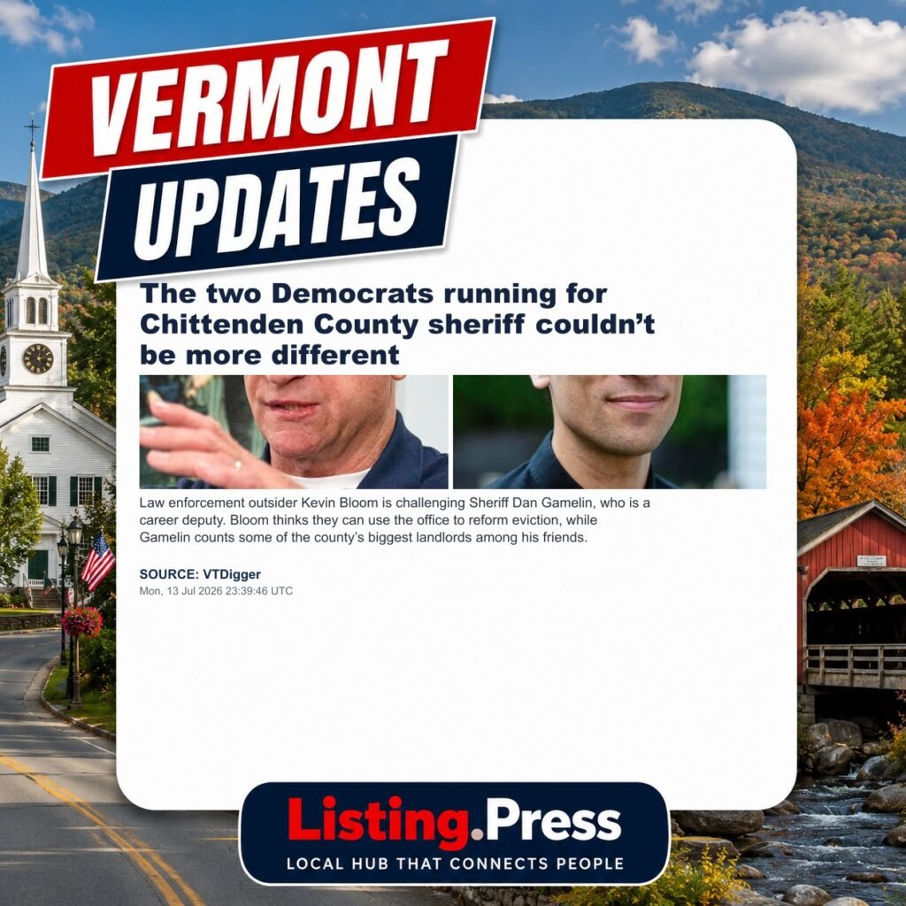 The two Democrats running for Chittenden County sheriff couldn’t be more different