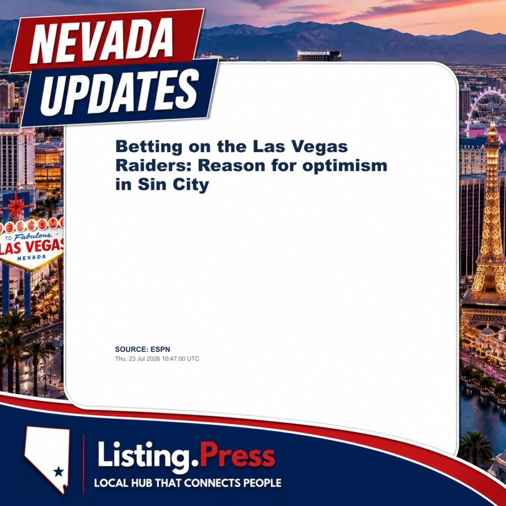 Betting on the Las Vegas Raiders: Reason for optimism in Sin City
