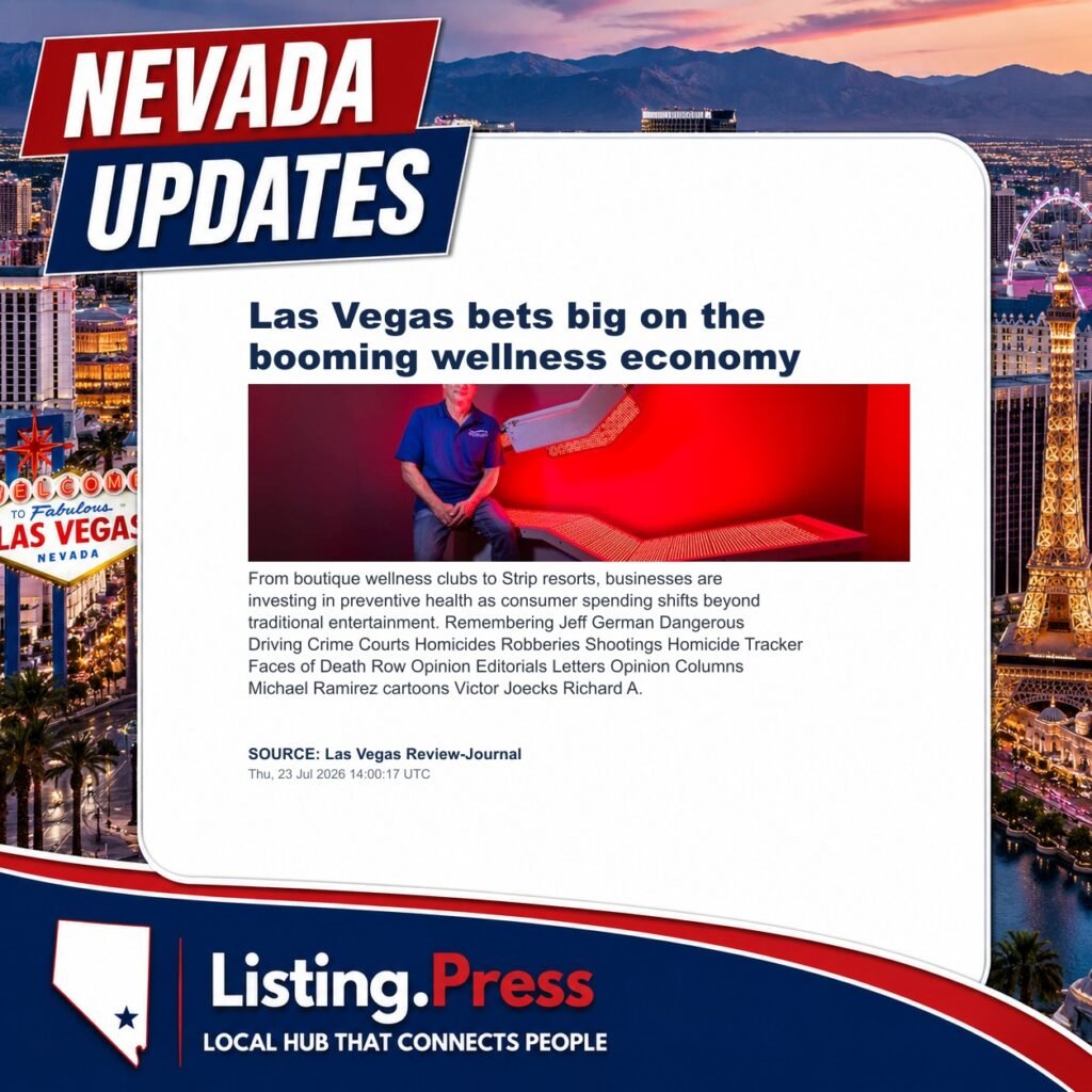 Las Vegas bets big on the booming wellness economy