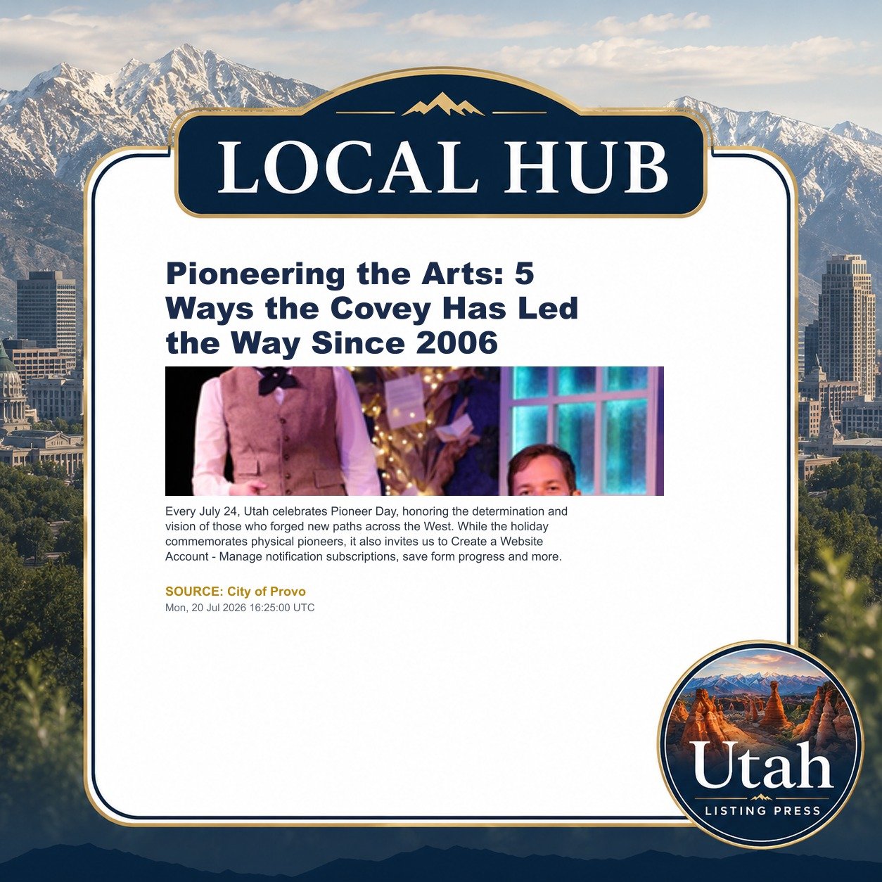 Pioneering the Arts: 5 Ways the Covey Has Led the Way Since 2006
