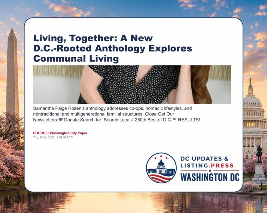 Living, Together: A New D.C.-Rooted Anthology Explores Communal Living