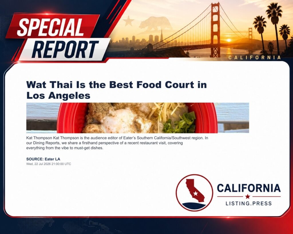 Wat Thai Is the Best Food Court in Los Angeles