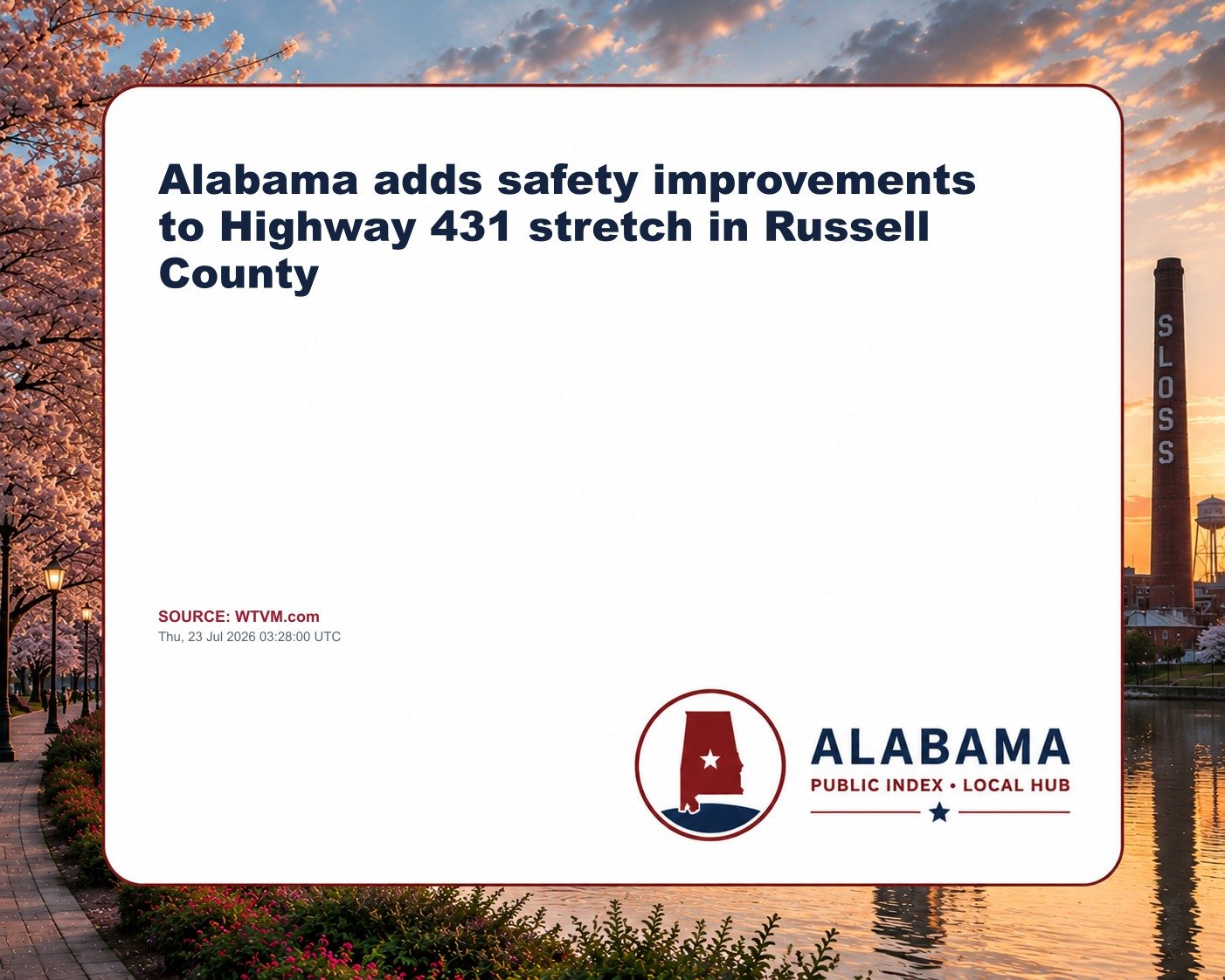Alabama adds safety improvements to Highway 431 stretch in Russell County