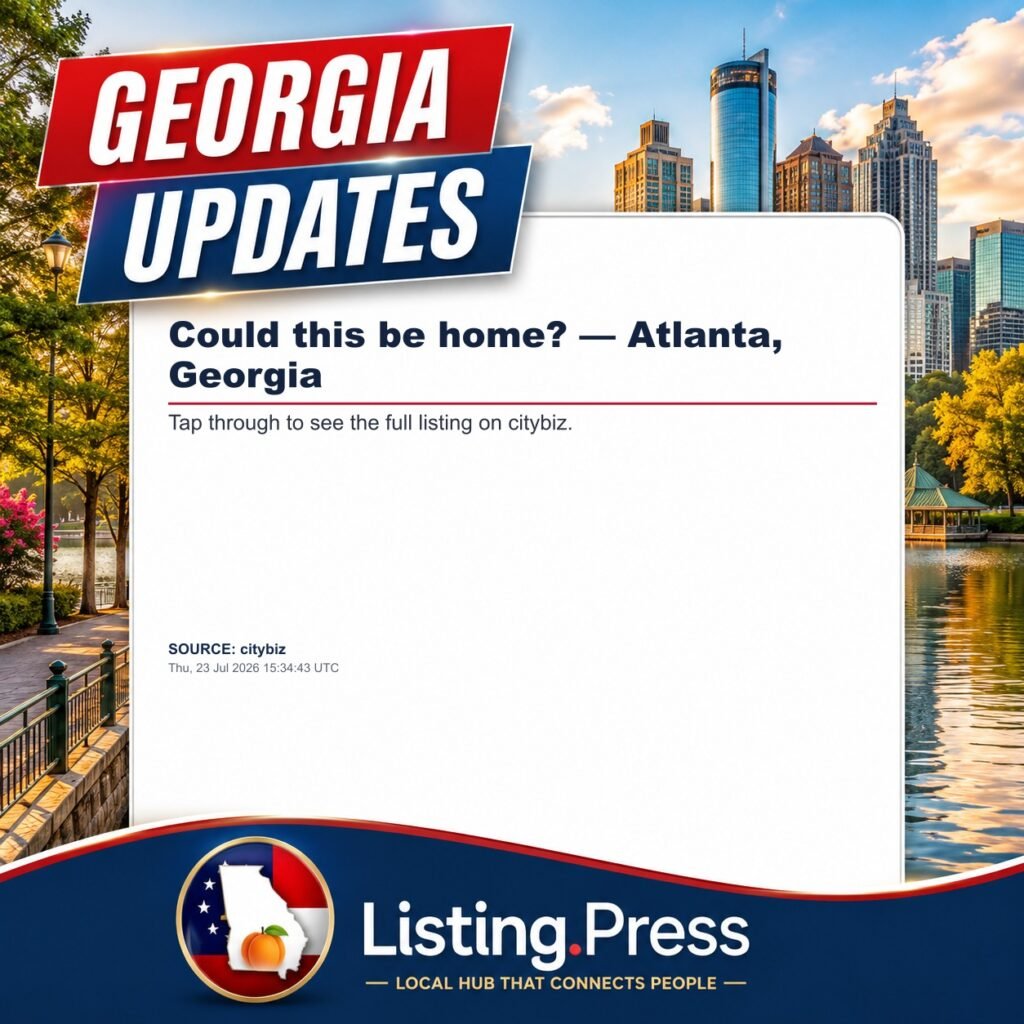 Could this be home? — Atlanta, Georgia