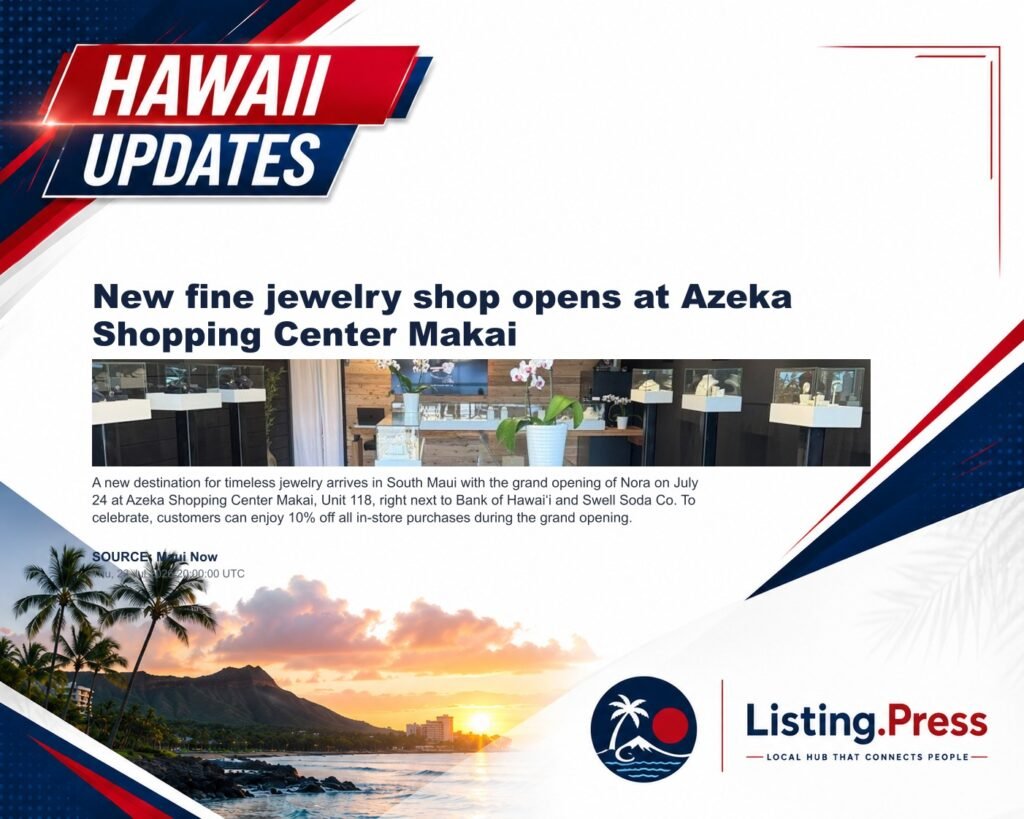 New fine jewelry shop opens at Azeka Shopping Center Makai