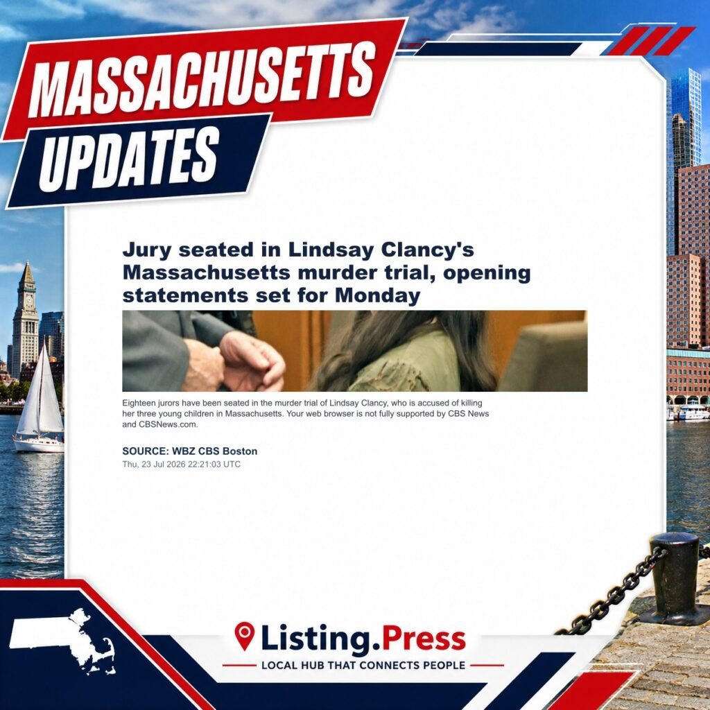 Jury seated in Lindsay Clancy’s Massachusetts murder trial, opening statements set for Monday