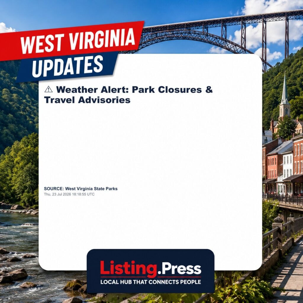 ⚠️ Weather Alert: Park Closures & Travel Advisories
