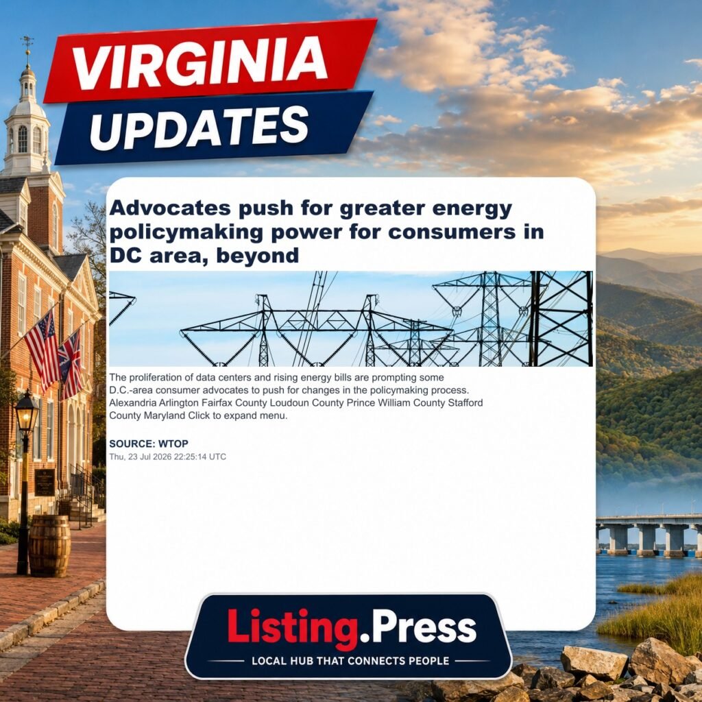 Advocates push for greater energy policymaking power for consumers in DC area, beyond