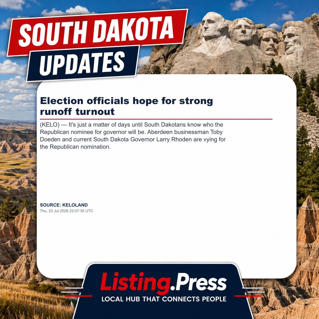 Election officials hope for strong runoff turnout