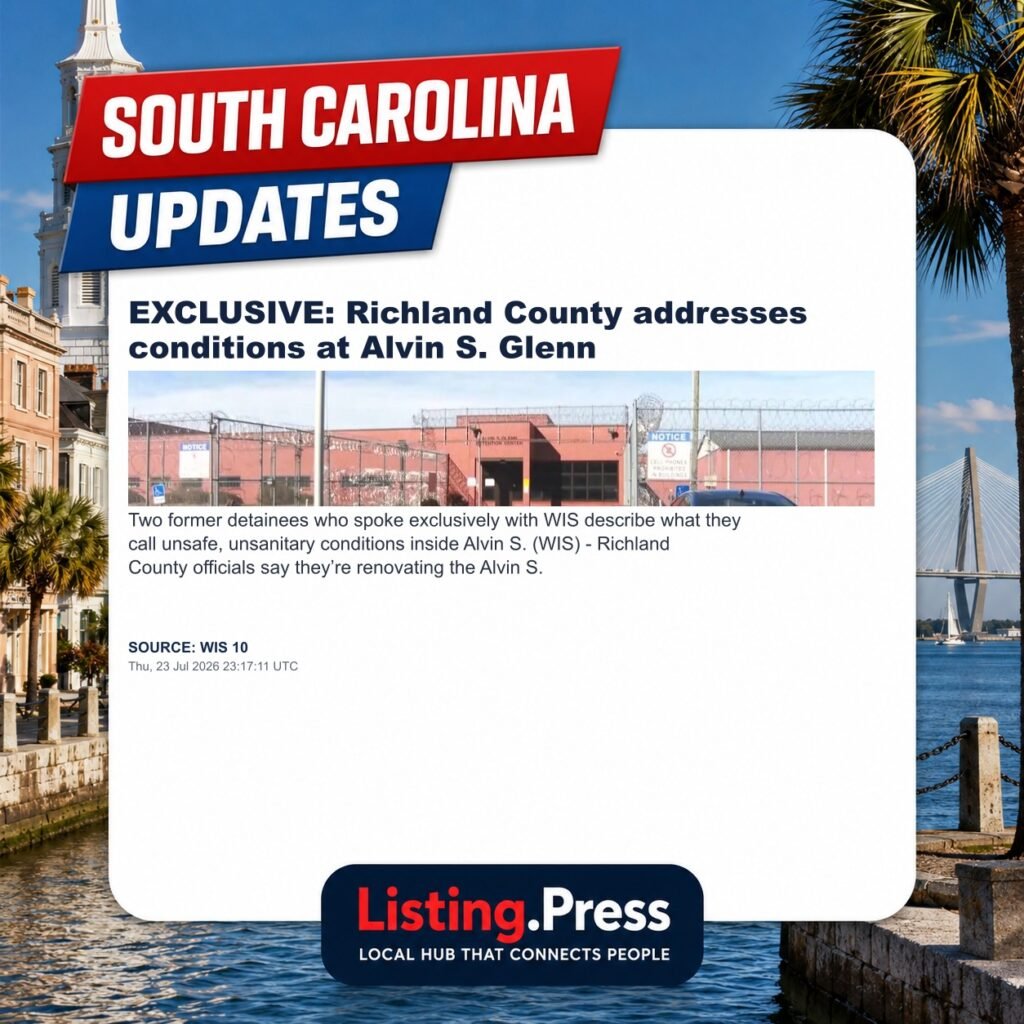 EXCLUSIVE: Richland County addresses conditions at Alvin S. Glenn