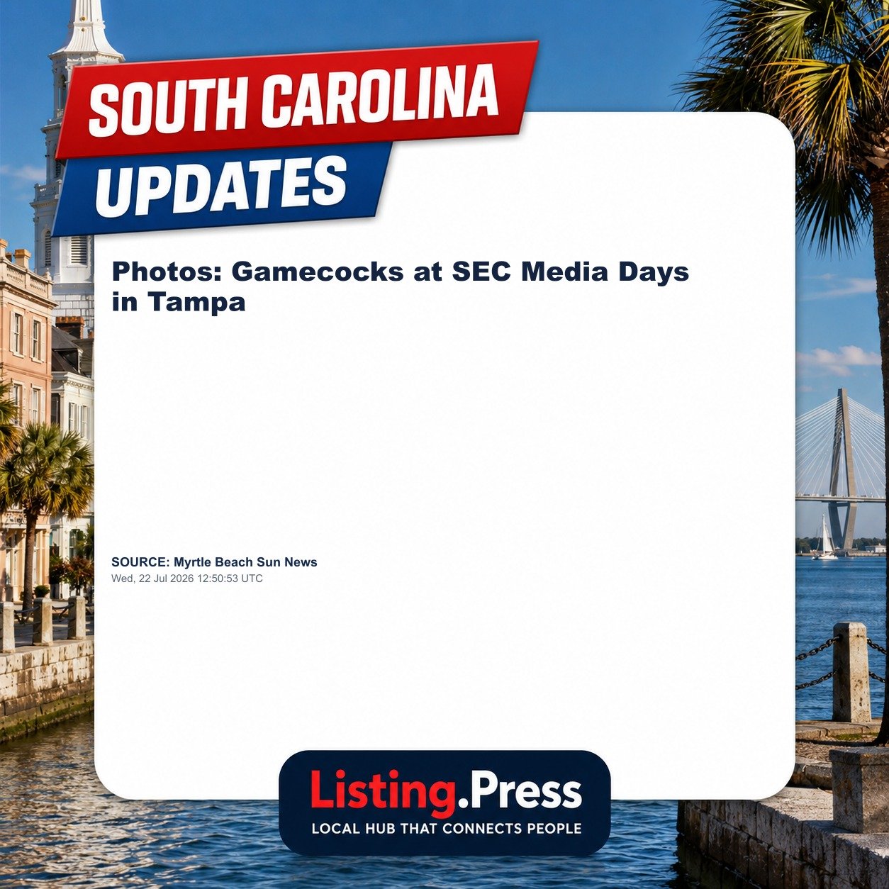 Photos: Gamecocks at SEC Media Days in Tampa