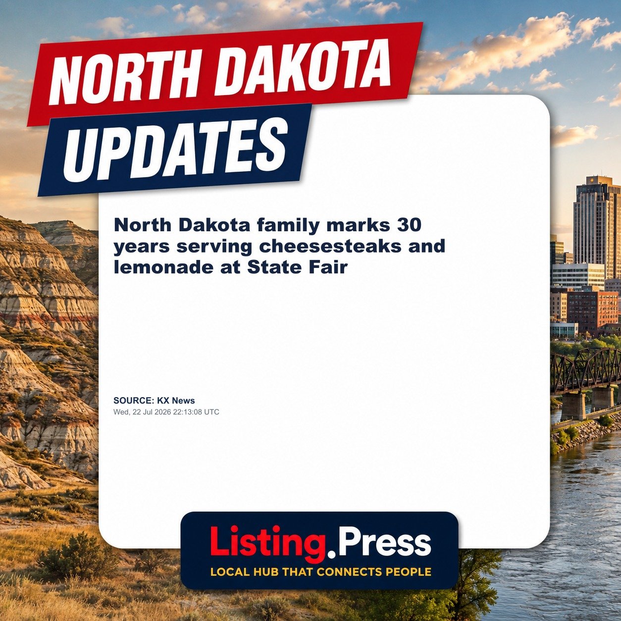 North Dakota family marks 30 years serving cheesesteaks and lemonade at State Fair